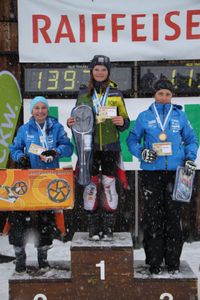 LUSV Punkterennen: 2. Platz Sophie Marending; 3. Platz Alessia Tami
